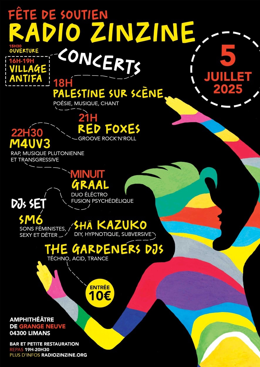 Photo de Fête de soutien a Radio Zinzine